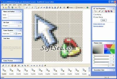 Редактор КУРСОРОВ - ReaL World Cursor Editor portable