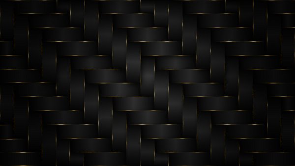 Черный фон с рисунком колосок