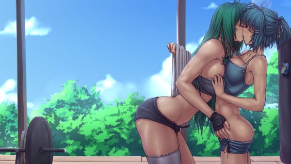 dumbbell-gym-pose-girls-boobs