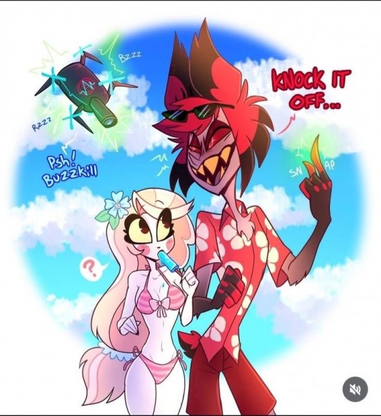 Шарлотта и Аластор (Отель Хазбин)