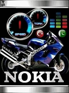 Nokia bike moto спидометр анимация