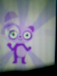Dancing pink the panda