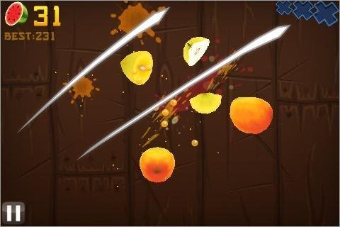 fruit ninja 3 LG GX500 RUS