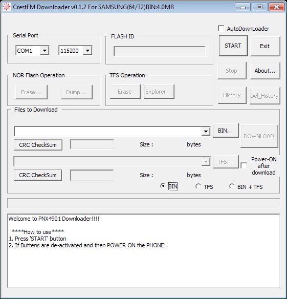 CrestFM Downloader v0.1.2 For Samsung (64 32)