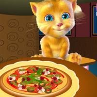 Ginger Cooking Pizza