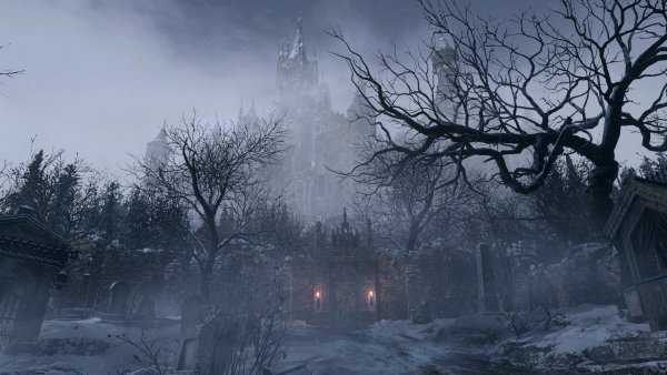 Resident-evil-8-village-obitel-zla-zamok-zima-sneg