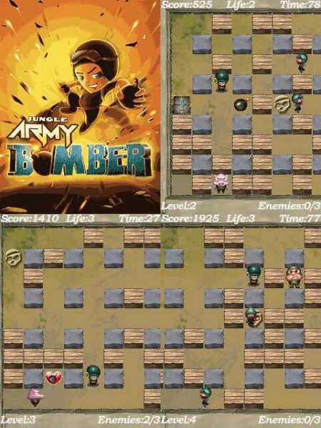 Jungle Army Bomber 320x240