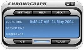 Chronograph Atomic Time Clock v6.62