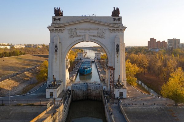 Волго-Донской канал 1й шлюз
