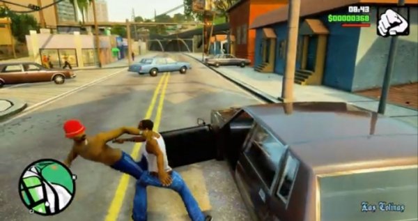 GTA San Andreas - CJ Stealing Car Quotes Compilation
