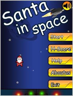 Santa In Space 320x240