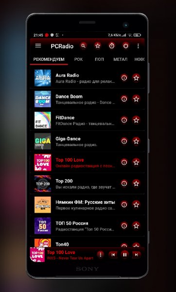 PCRadio Premium Red 2.5.2.2