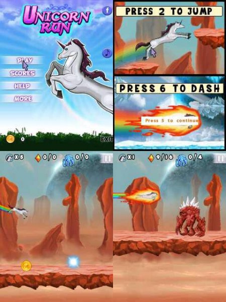 Unicorn Run 128x160