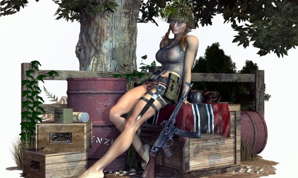 3D военные девушки дизайнера Ригуэл (Riguel)