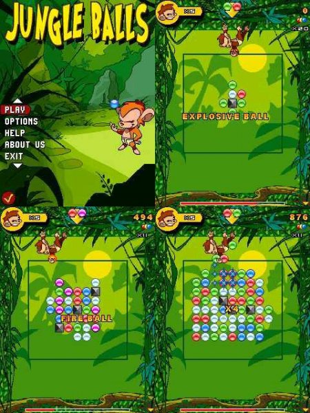 Jungle Balls Sam 240x320 D830