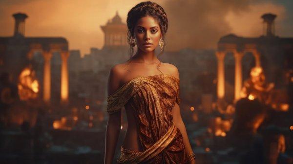 Disaster Girl Of Ancient Times