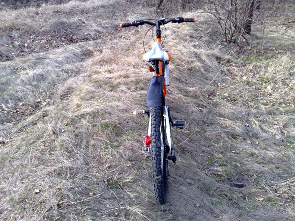 На маунтибайке