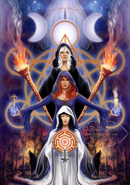 AmberCrystalElf (Kim Dreyer) - Hecate - Triple Goddess