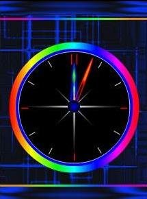 analog clock animation