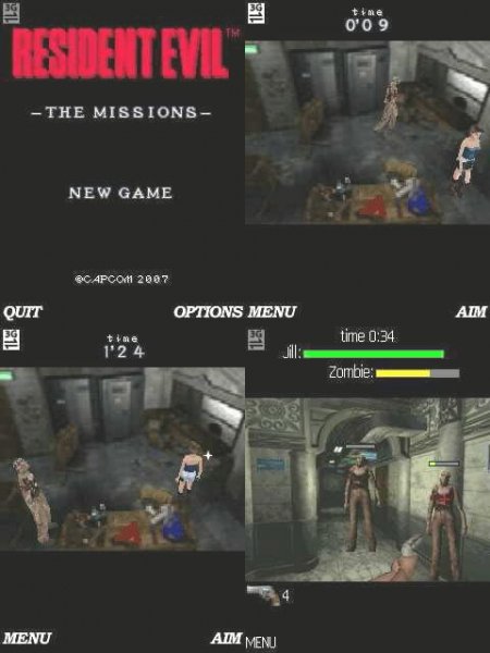 Resident Evil-The Missions 240x320 s60v3