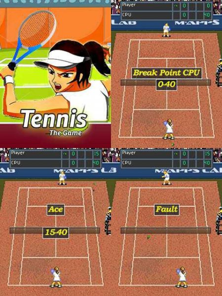 Tennis the Game 320x240 E72