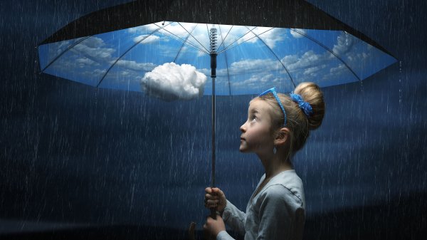 child clouds minimalism 4k 8k hd