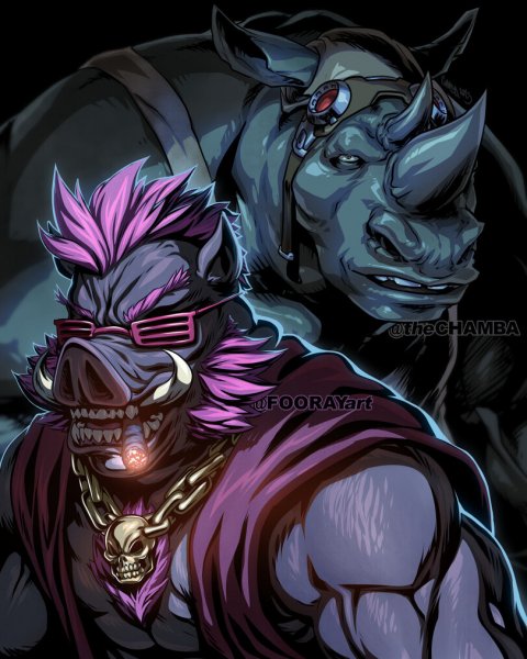 Bebop and Rocksteady by theCHAMBA