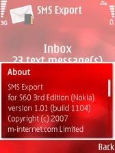 Nokia SMS Export S60v3 1.01 Signed