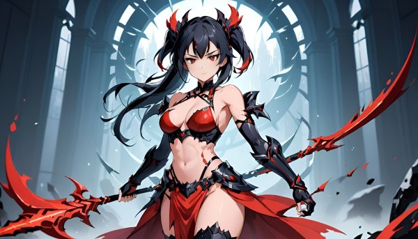 Девушка,фэнтези,аниме.02