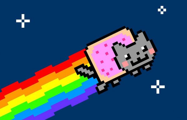 Nyan Cat Asteroid Shooter