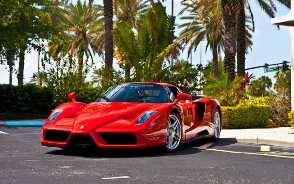 Red Ferrari Sport Car