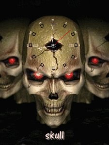 Animated skull