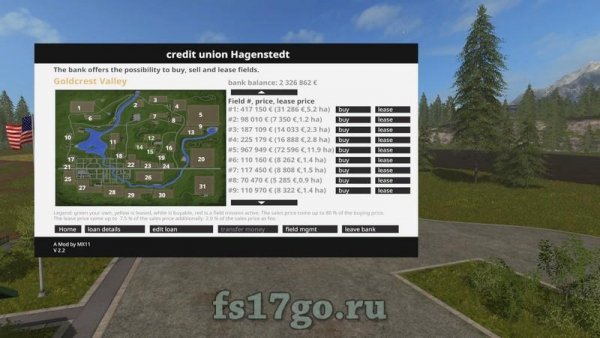 Bankofhagenstedt Rus FS17GO RU