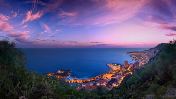 Monaco Winter Clouds