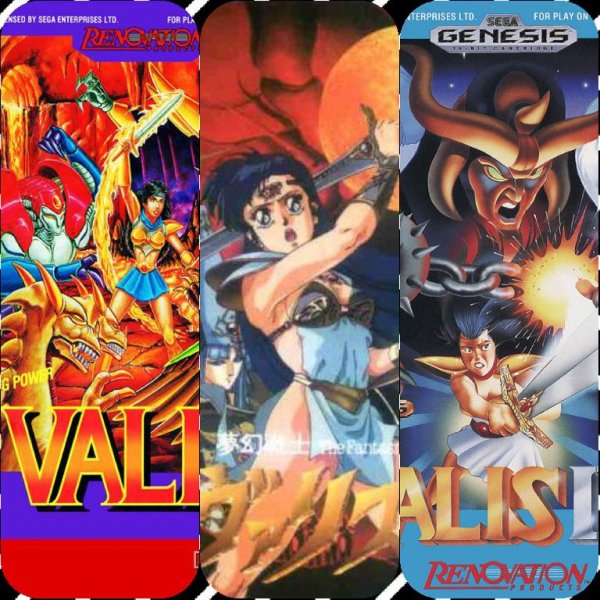 Valis 3v1.(Sega MD GEN) 16bit