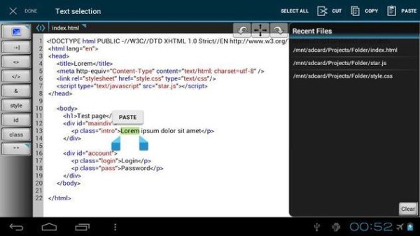 WebMaster HTML Editor v1.7
