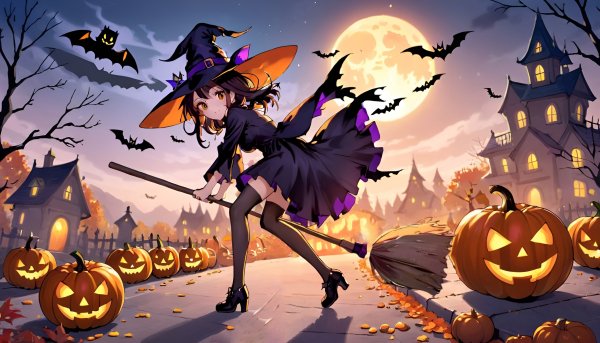 Хэллоуин,аниме.01