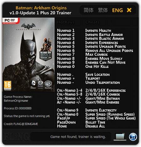 Batman Arkham Origins Trainer 20