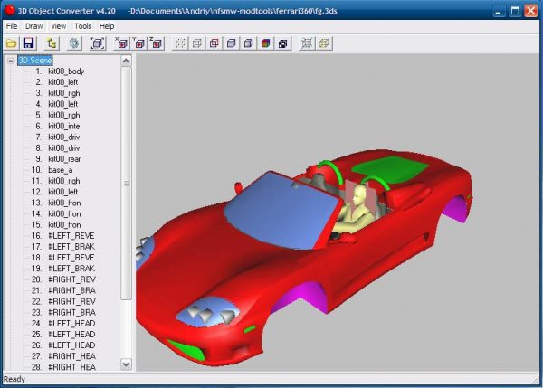 3D objects converter