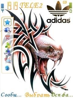 Adidas snake by Sherzaman