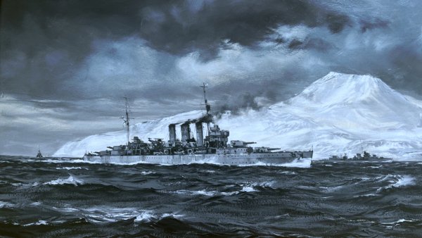 IMG viter59 Montague Dawson 1895-1973 HMS Norfolk