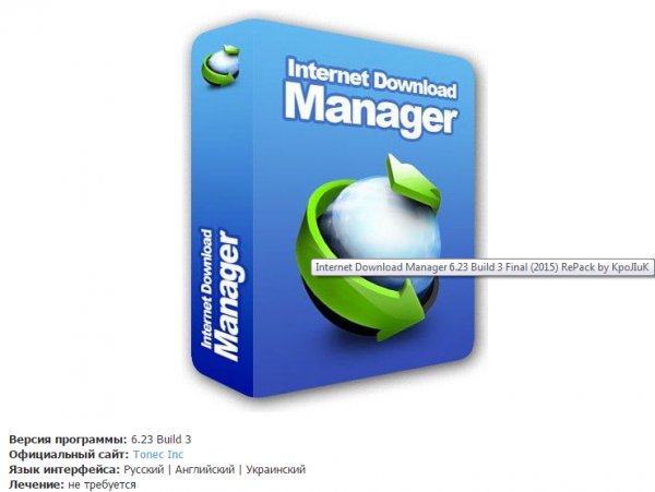 Internet Download Manager 6.23 Build