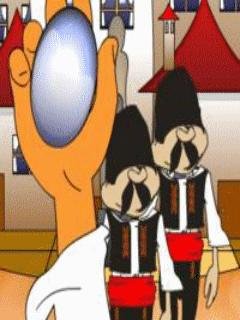 Cossacks pelted with eggs