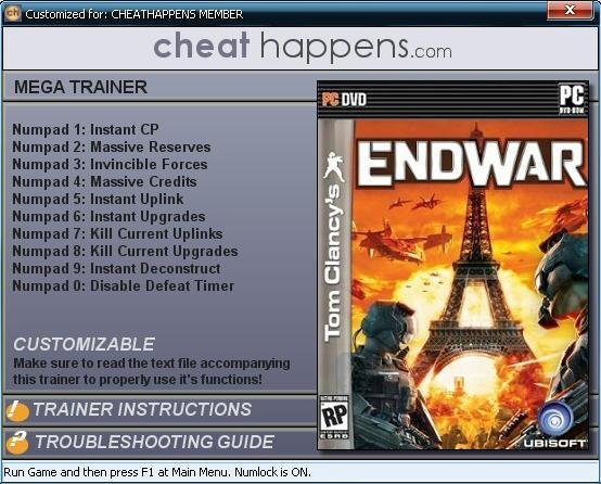 End War Trainer