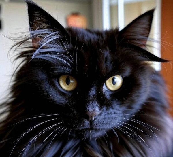 Чёрный кот..