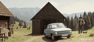 Парковка в гараж