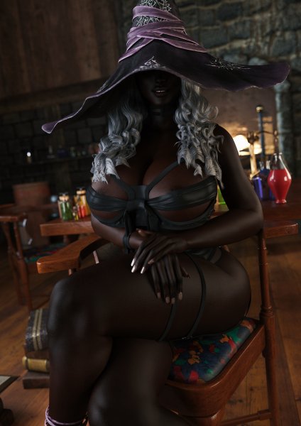 Recluse the busty witch-3-ps