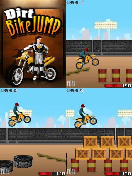 Dirt Bike Jump 240x320 X2-00