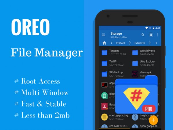 Oreo File Manager Pro [Root] v1.0.8 (Patched)
