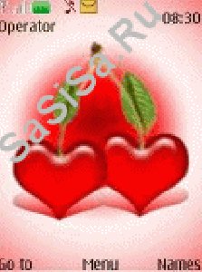 Вишневые сердечки